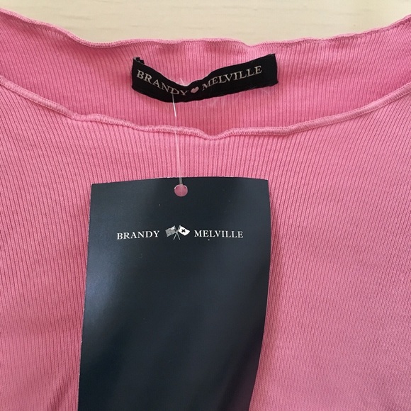 SOLD Brandy Melville Pink Wynn Top - Picture 4 of 4